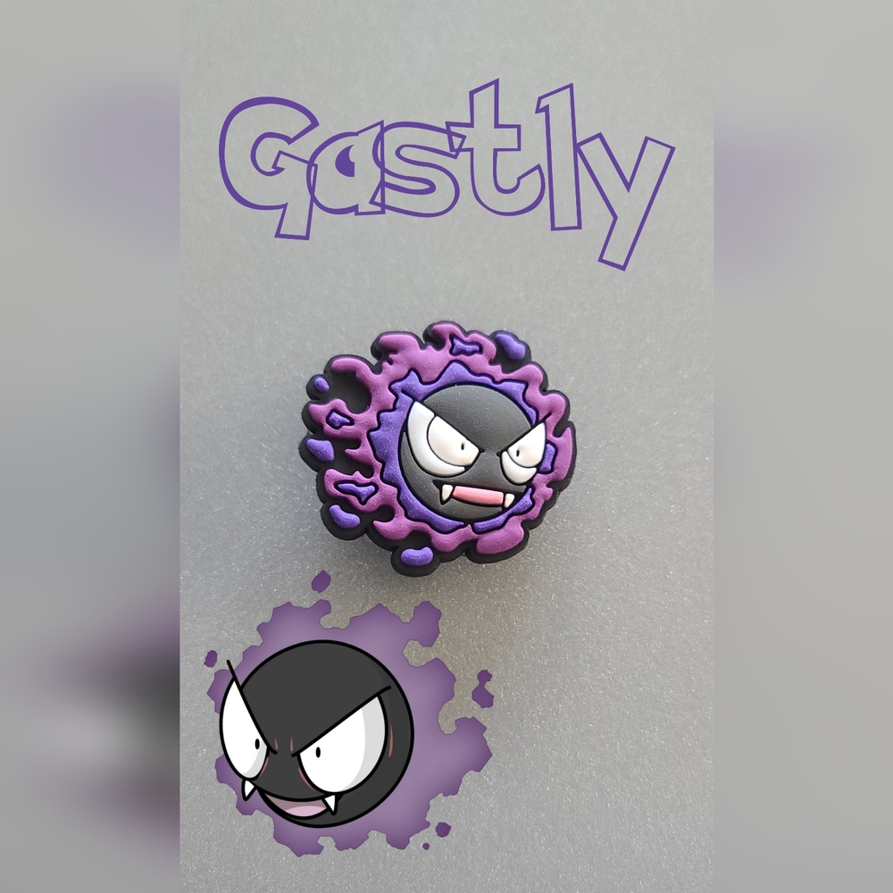 BOGO!! BUNDLE For Discount!!!  Brand New Pokémon Gastly Croc Charm